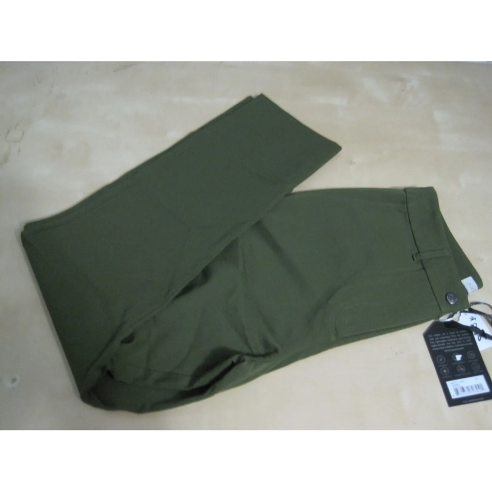 Anatomie Gemma lasies moss green small mid weight stretch ankle pants